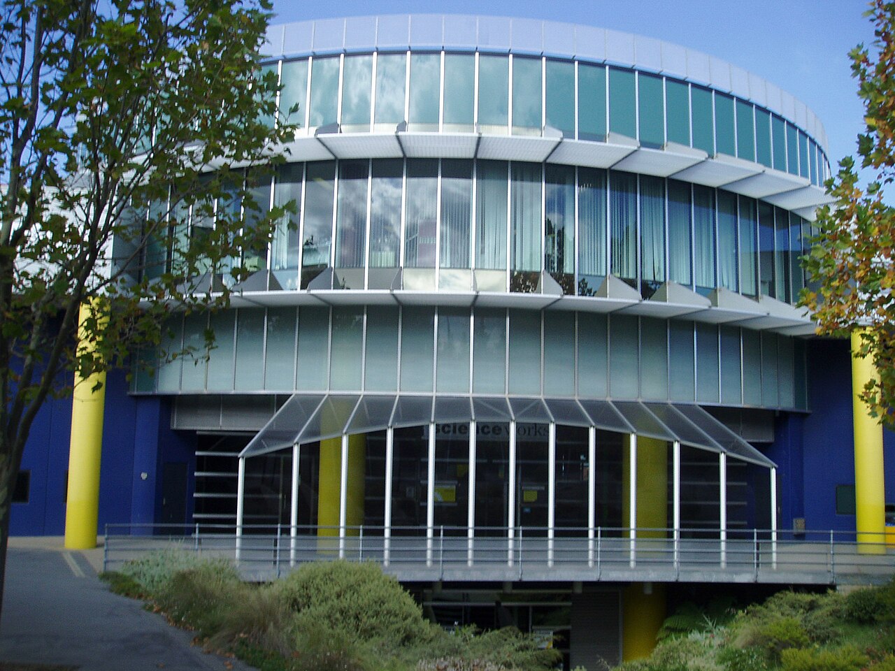 The Scienceworks museum complex in Spotswood, home of Melbourne Planetarium; this view shows the wider museum