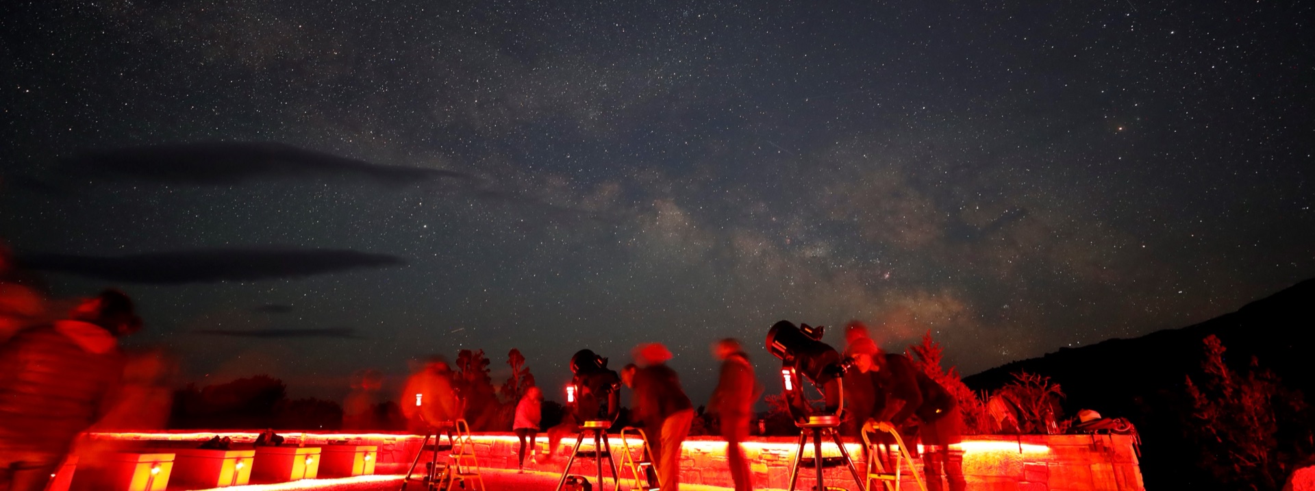 Great Basin Astronomy Amphitheater under the night sky