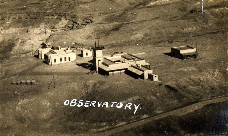 Helwan Observatory under the night sky