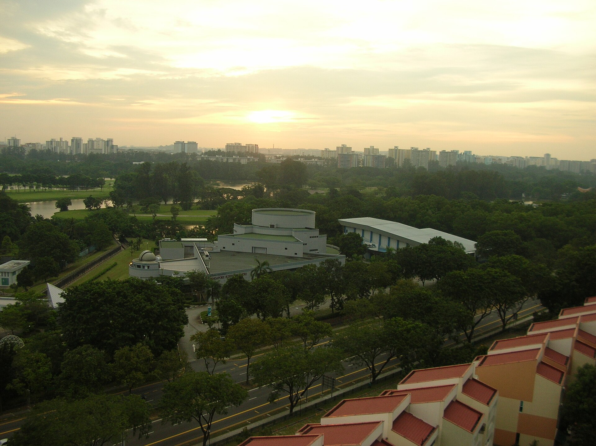 Science Centre Singapore Observatory under the night sky
